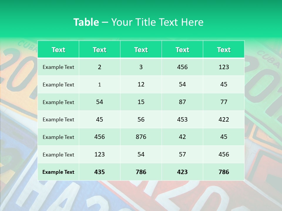 Plate Collaboration Display PowerPoint Template