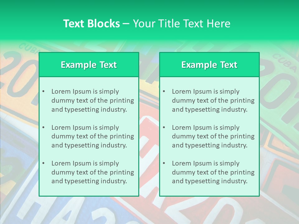 Plate Collaboration Display PowerPoint Template