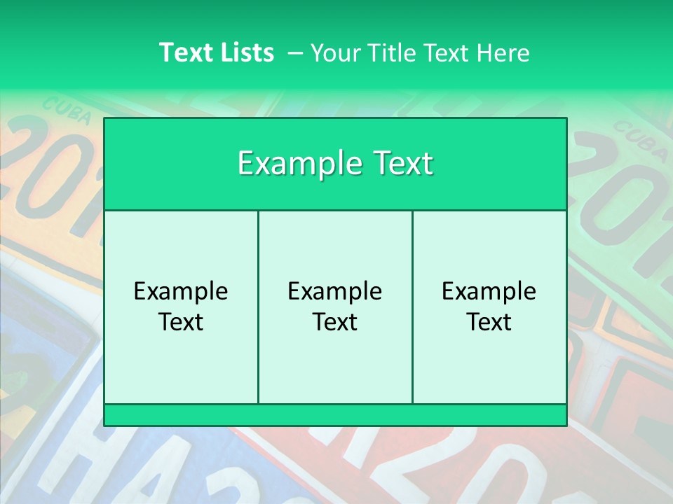 Plate Collaboration Display PowerPoint Template
