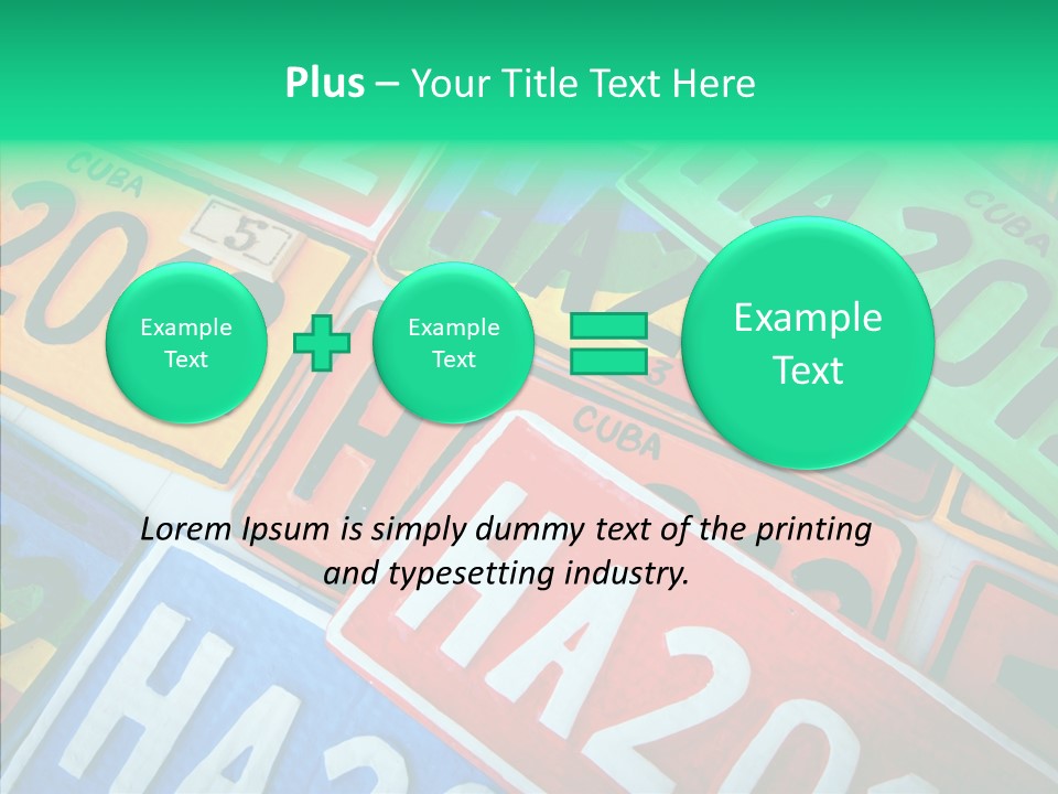 Plate Collaboration Display PowerPoint Template