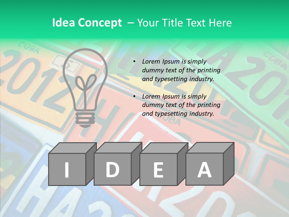 Plate Collaboration Display PowerPoint Template