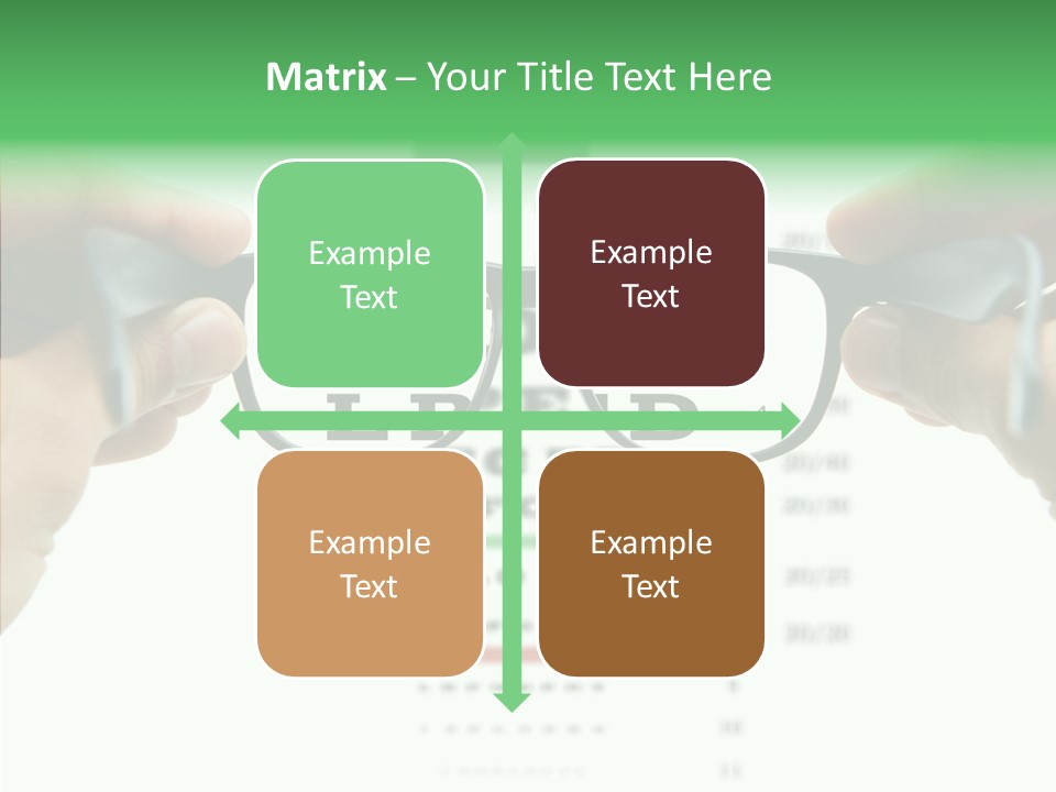 Glass Blind White PowerPoint Template