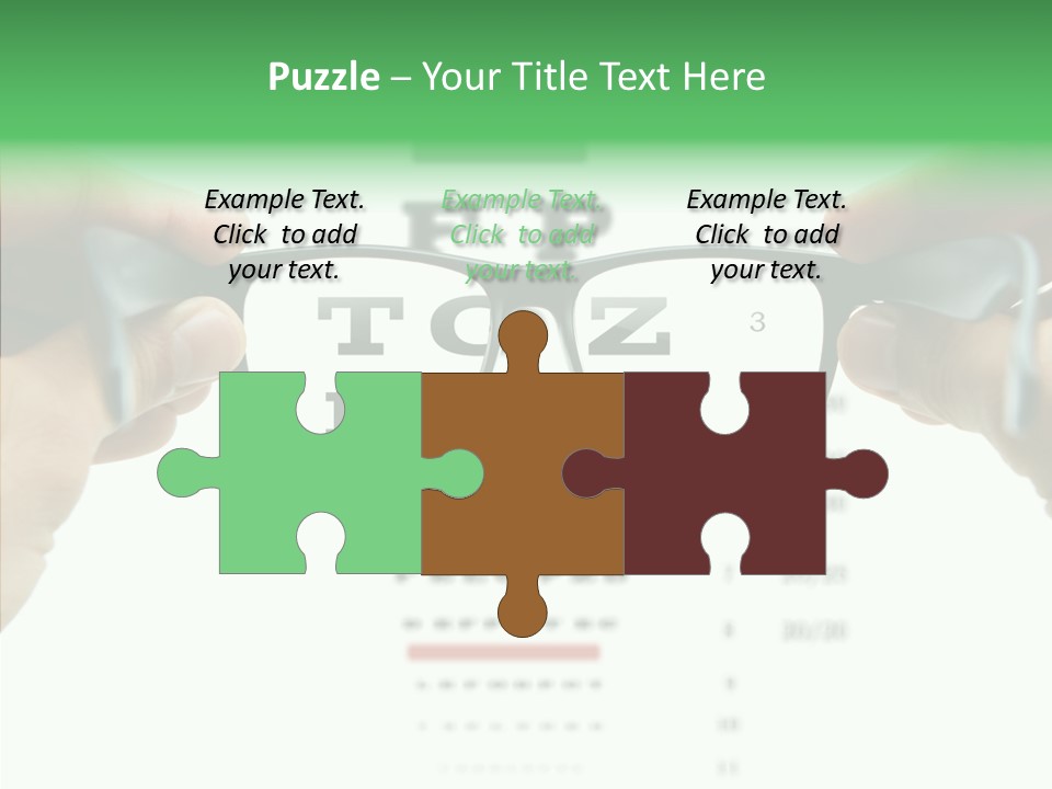 Glass Blind White PowerPoint Template