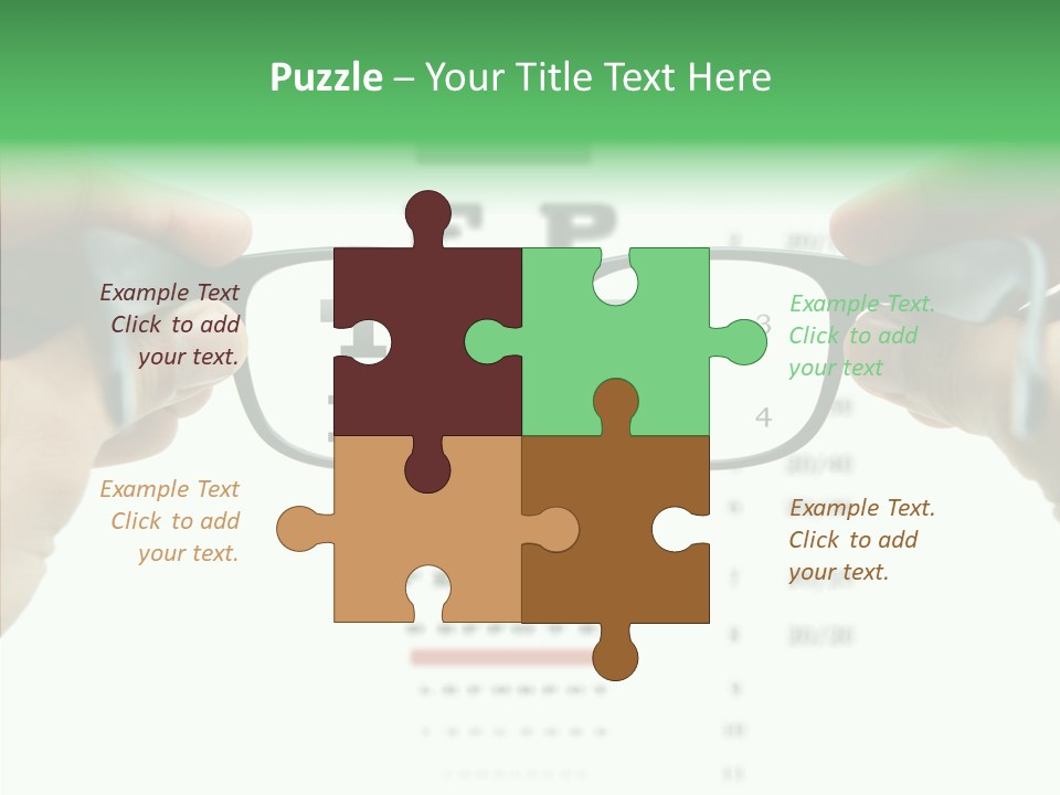 Glass Blind White PowerPoint Template