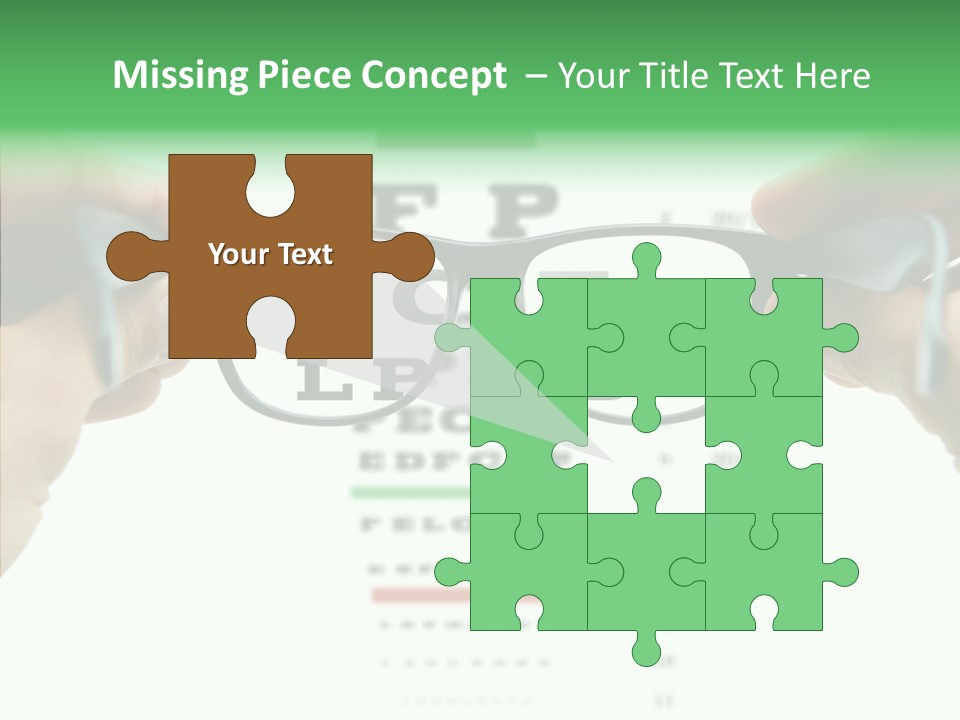 Glass Blind White PowerPoint Template