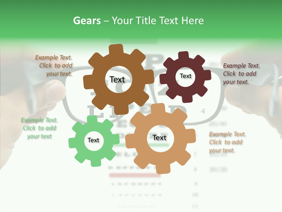 Glass Blind White PowerPoint Template