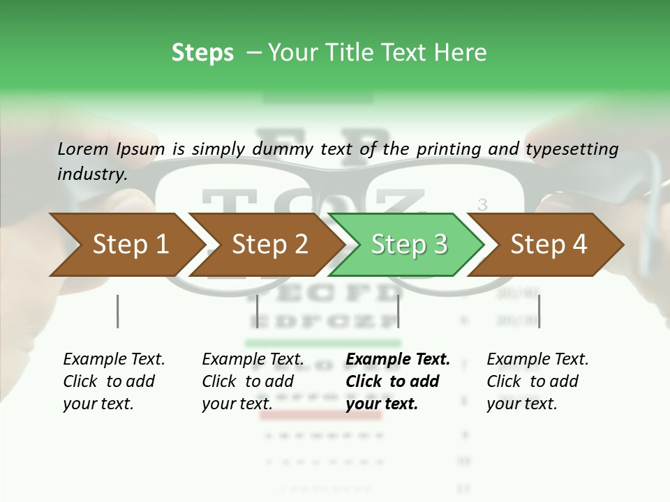 Glass Blind White PowerPoint Template