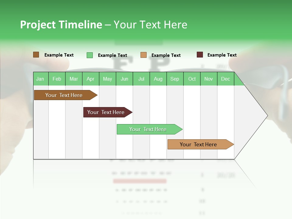 Glass Blind White PowerPoint Template