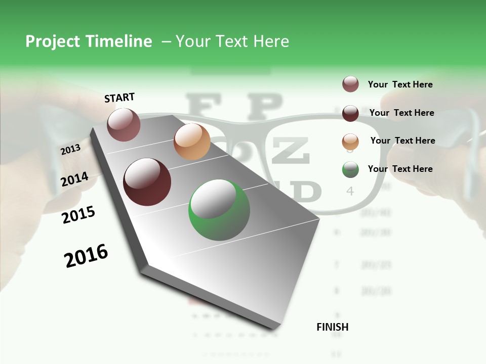 Glass Blind White PowerPoint Template