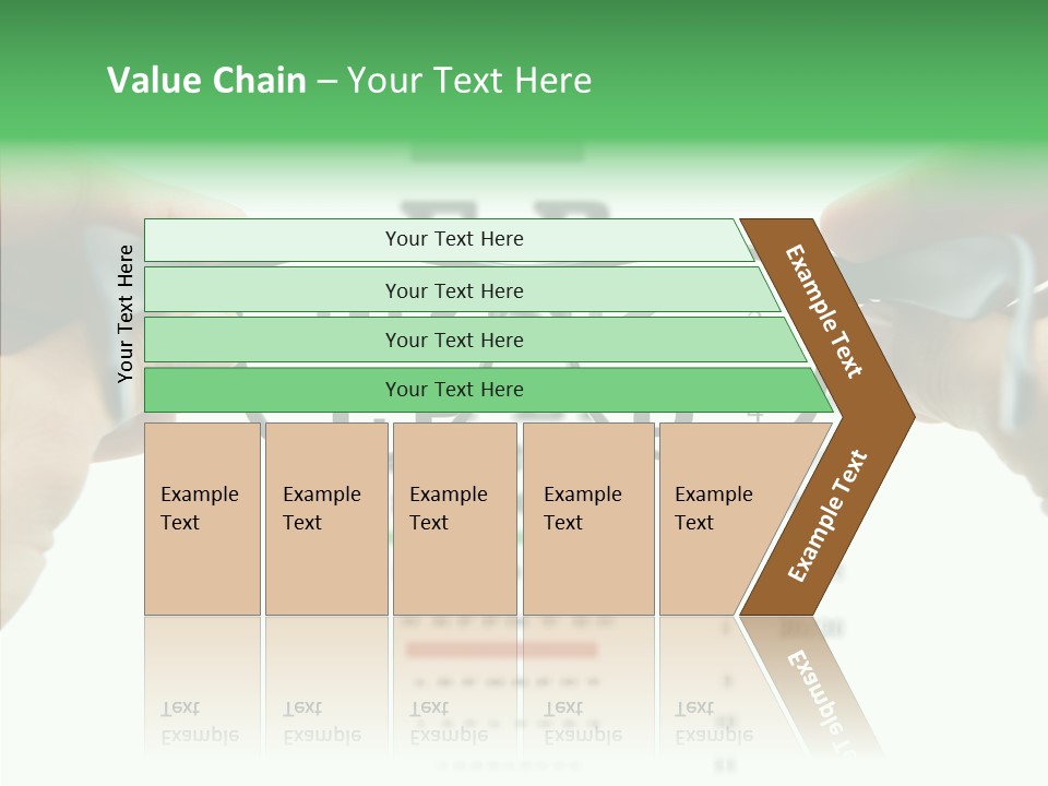 Glass Blind White PowerPoint Template