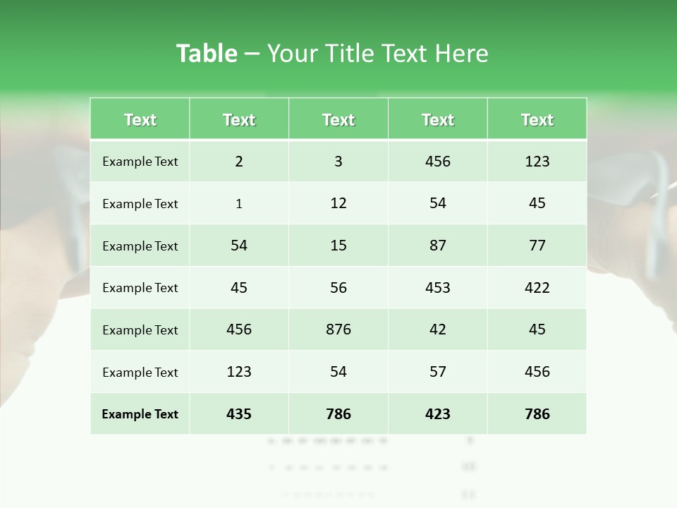 Glass Blind White PowerPoint Template