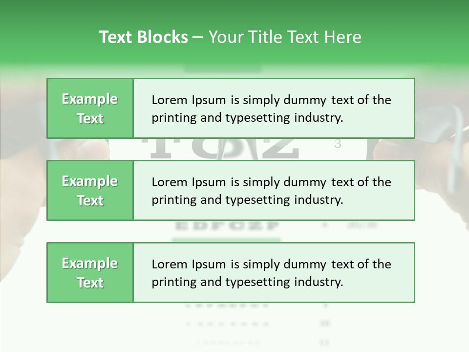 Glass Blind White PowerPoint Template