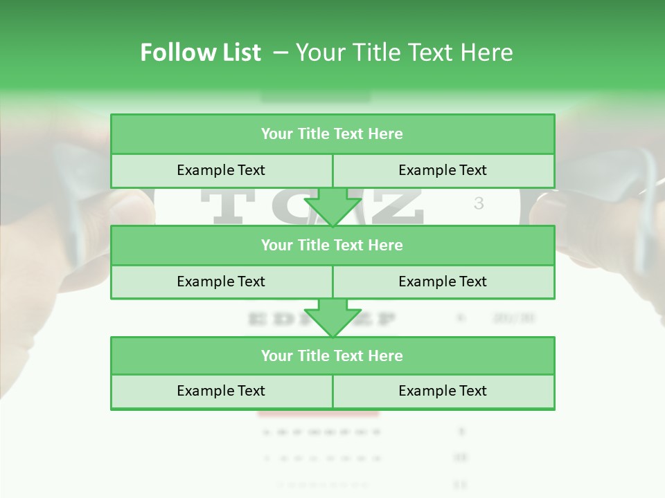 Glass Blind White PowerPoint Template