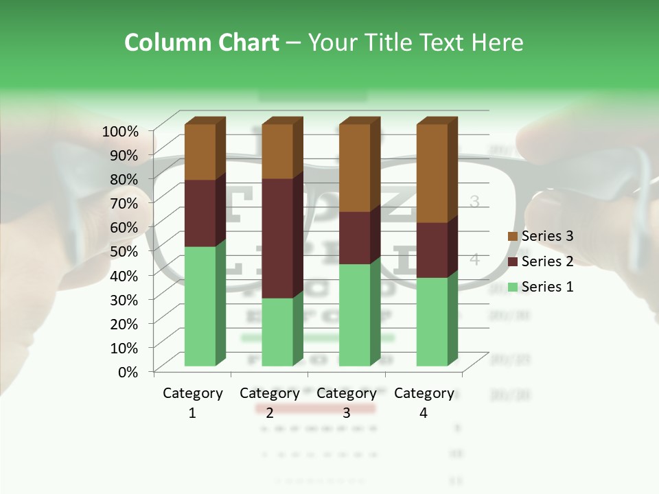 Glass Blind White PowerPoint Template