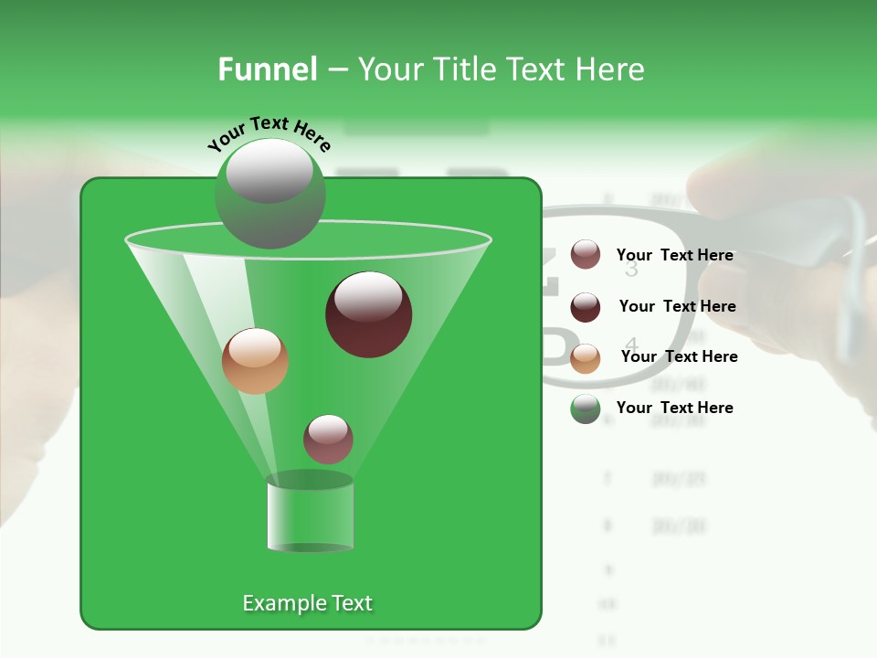 Glass Blind White PowerPoint Template