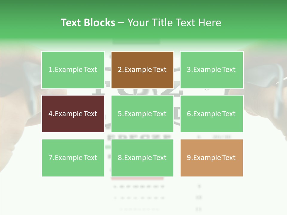 Glass Blind White PowerPoint Template
