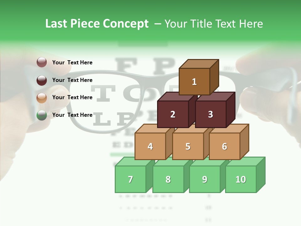 Glass Blind White PowerPoint Template