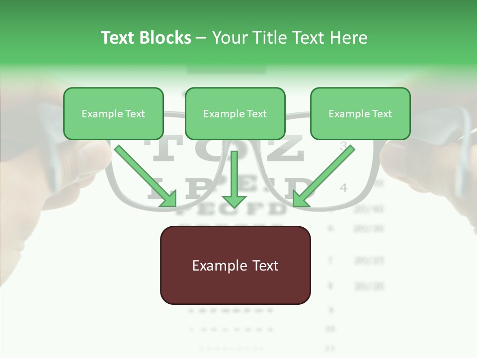 Glass Blind White PowerPoint Template