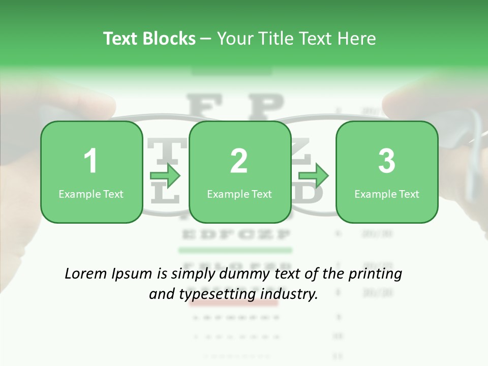 Glass Blind White PowerPoint Template
