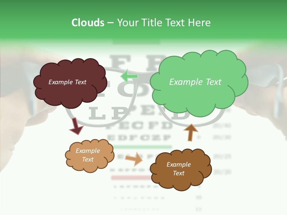 Glass Blind White PowerPoint Template