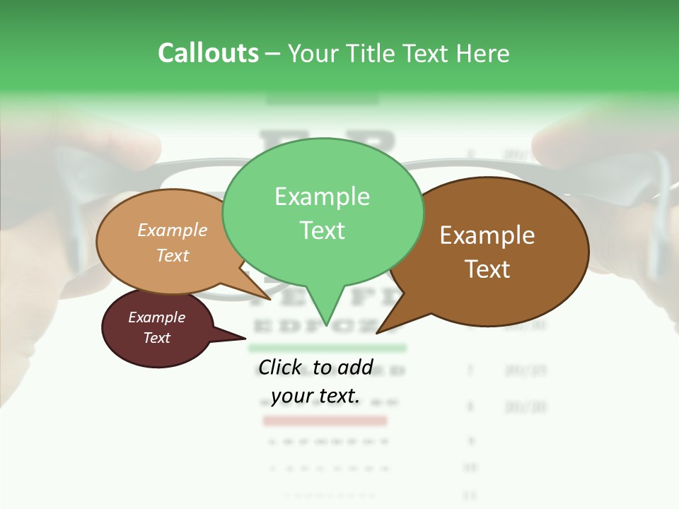 Glass Blind White PowerPoint Template