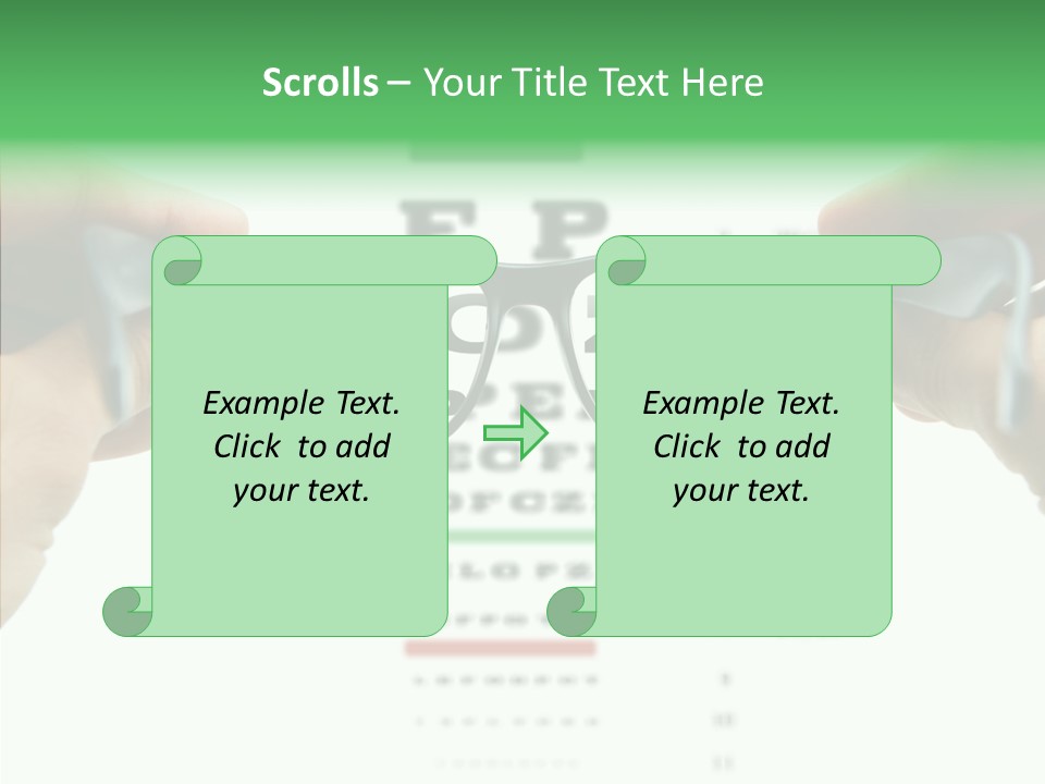Glass Blind White PowerPoint Template