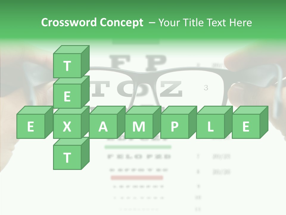 Glass Blind White PowerPoint Template