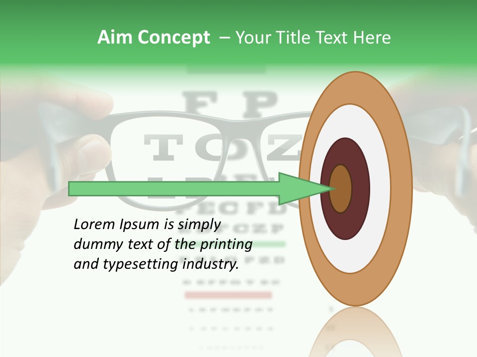 Glass Blind White PowerPoint Template