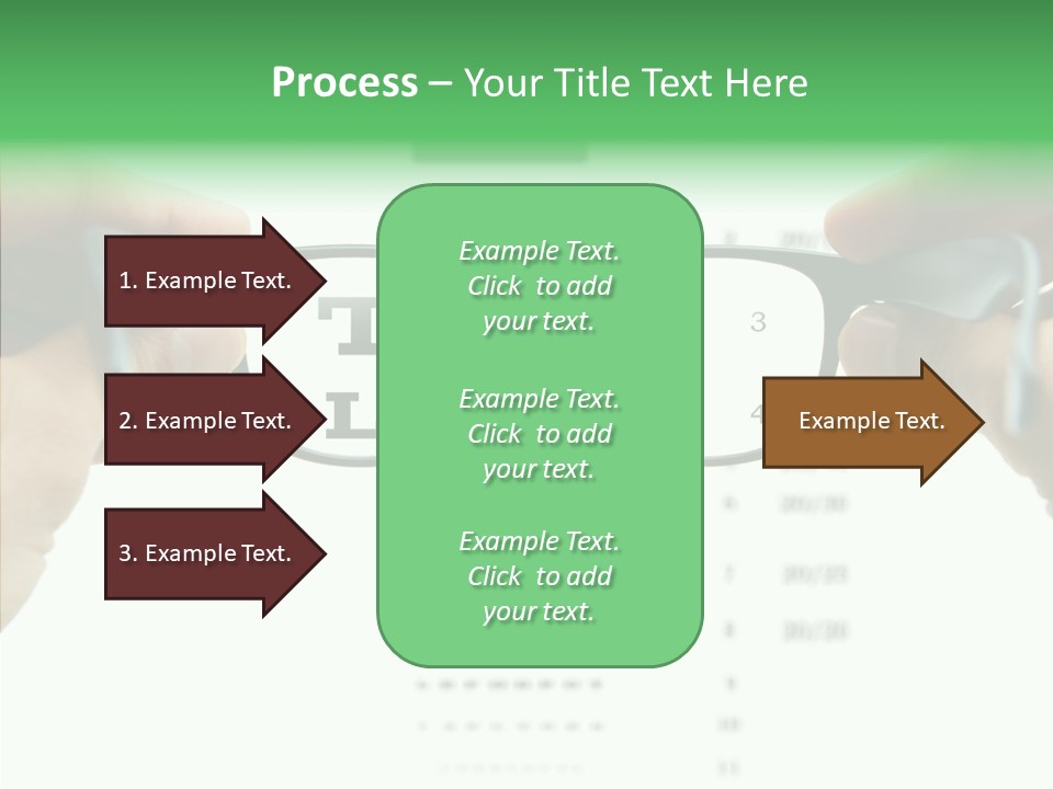 Glass Blind White PowerPoint Template