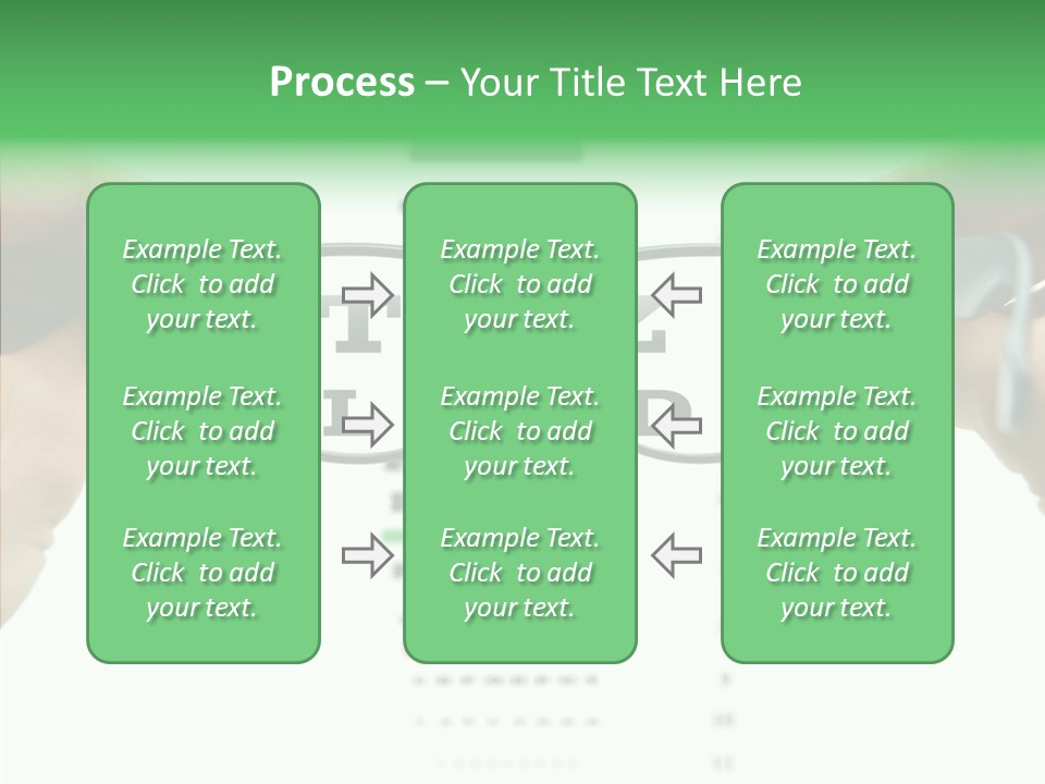 Glass Blind White PowerPoint Template