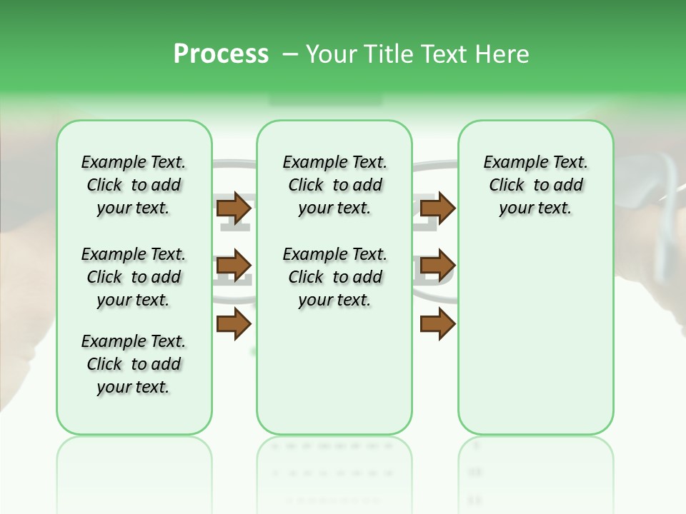 Glass Blind White PowerPoint Template