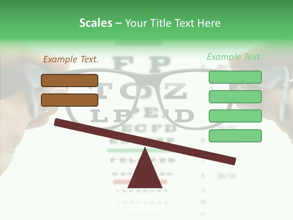 Glass Blind White PowerPoint Template