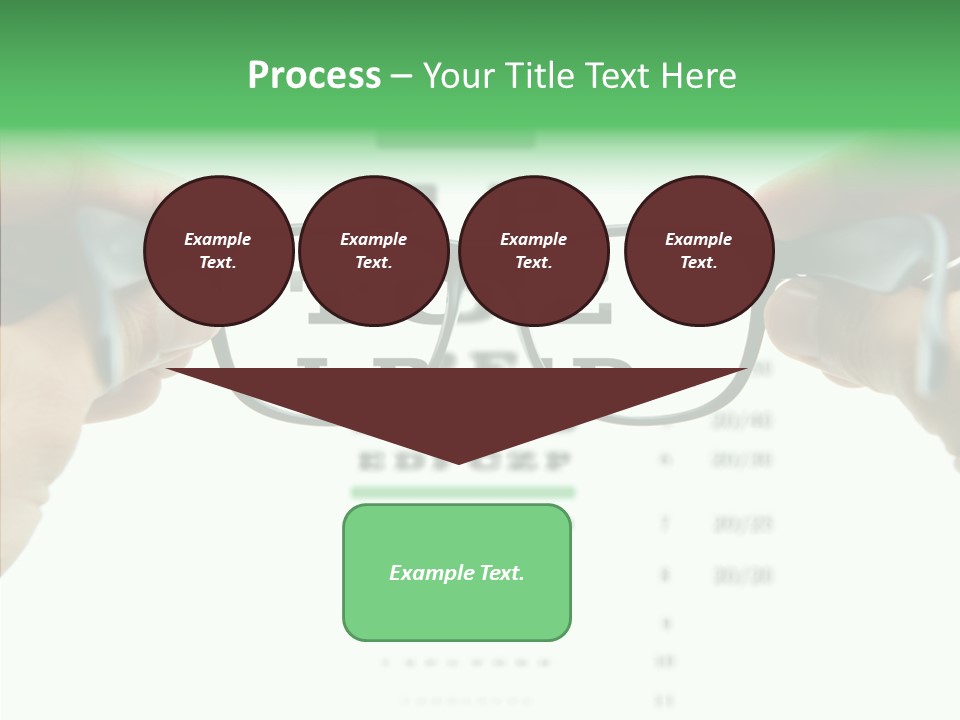 Glass Blind White PowerPoint Template