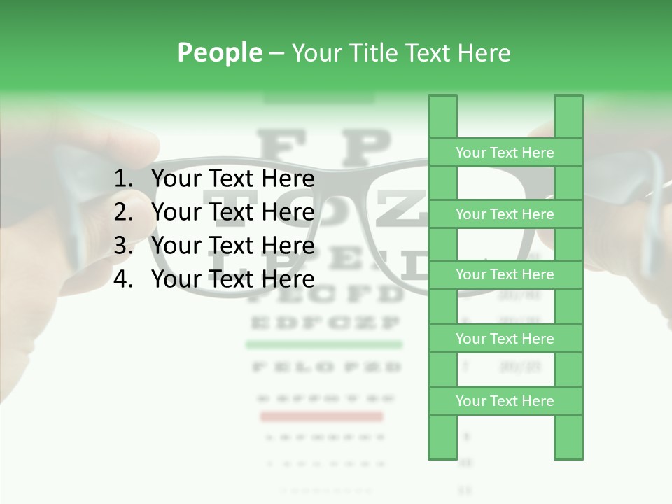 Glass Blind White PowerPoint Template