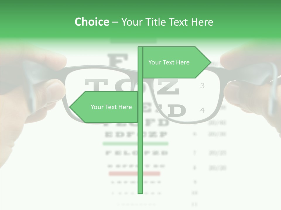 Glass Blind White PowerPoint Template