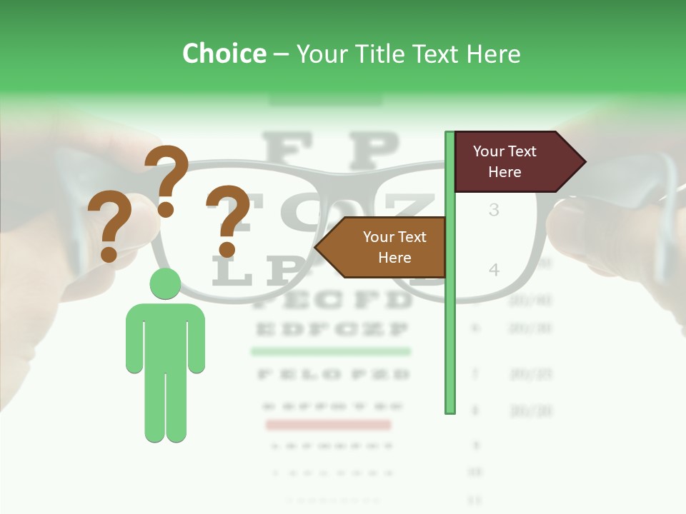 Glass Blind White PowerPoint Template