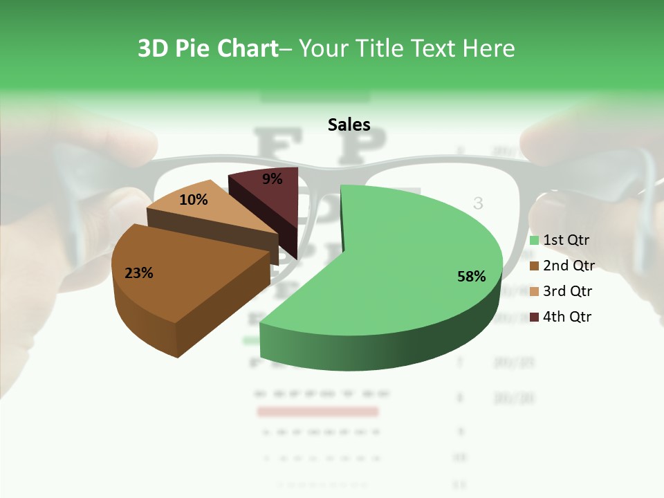Glass Blind White PowerPoint Template