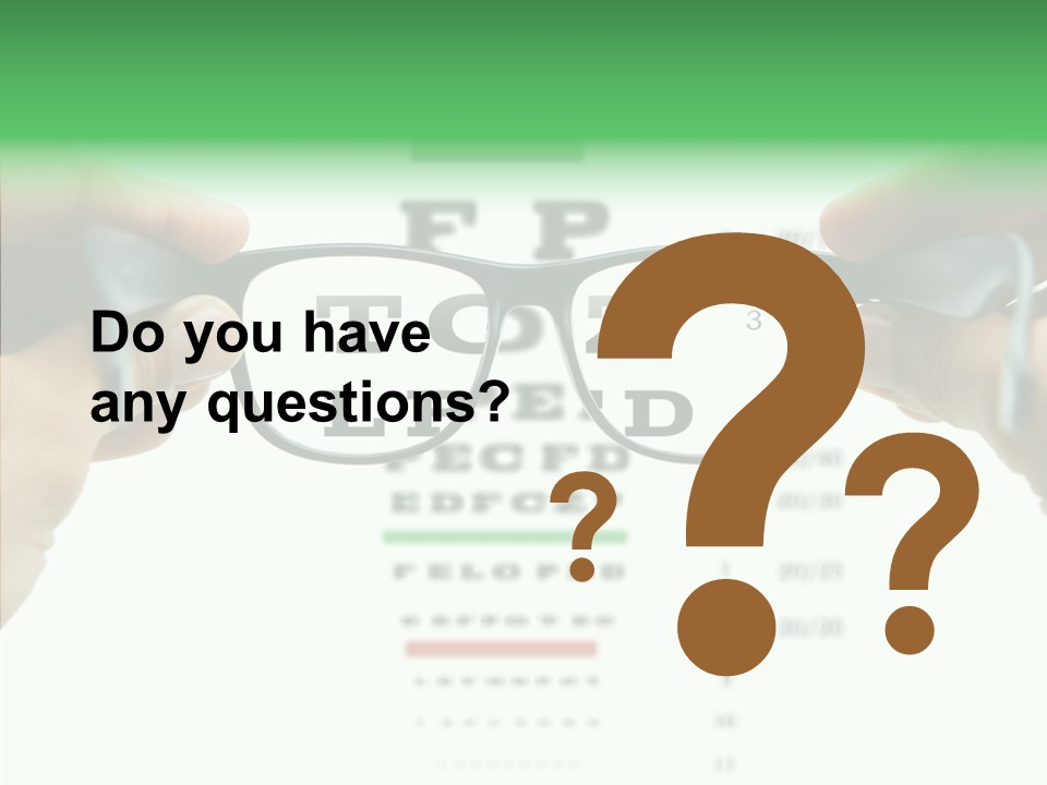 Glass Blind White PowerPoint Template