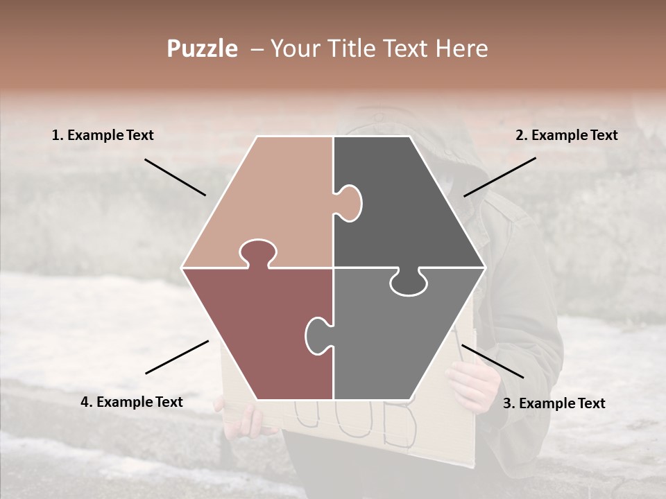 Portrait Unemployment One PowerPoint Template