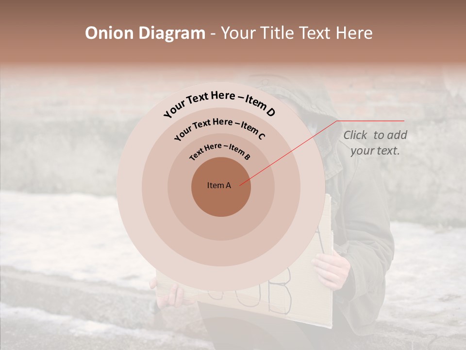 Portrait Unemployment One PowerPoint Template