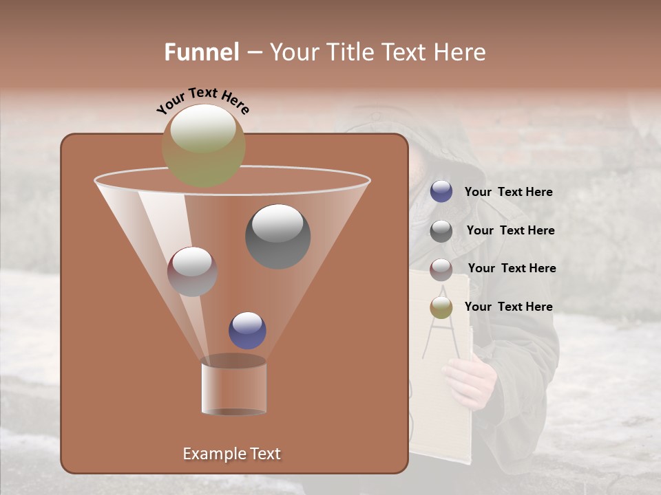 Portrait Unemployment One PowerPoint Template