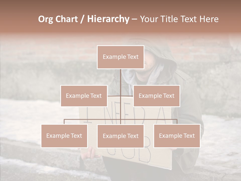 Portrait Unemployment One PowerPoint Template