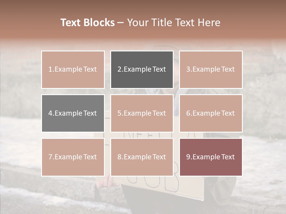 Portrait Unemployment One PowerPoint Template