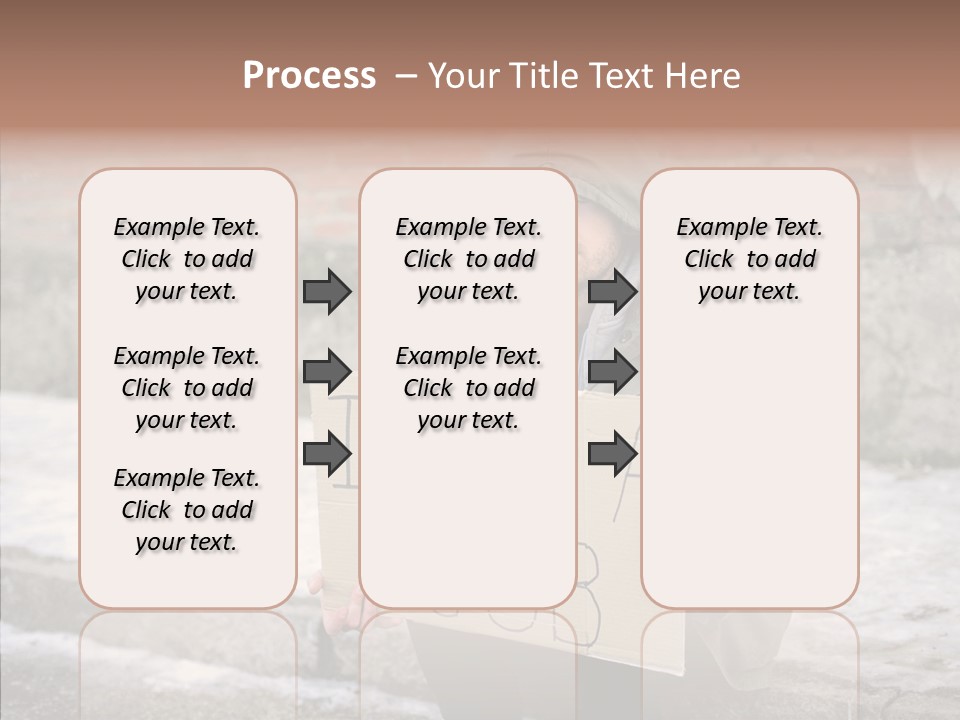 Portrait Unemployment One PowerPoint Template