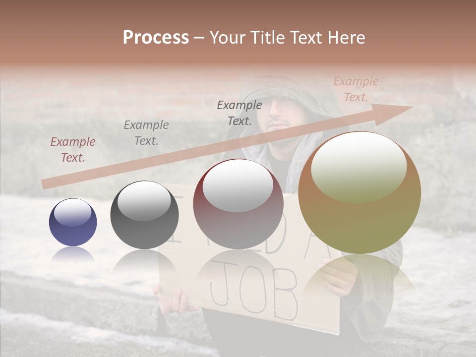 Portrait Unemployment One PowerPoint Template