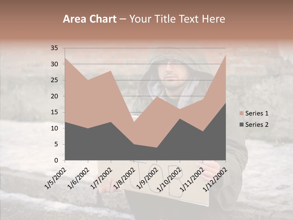 Portrait Unemployment One PowerPoint Template