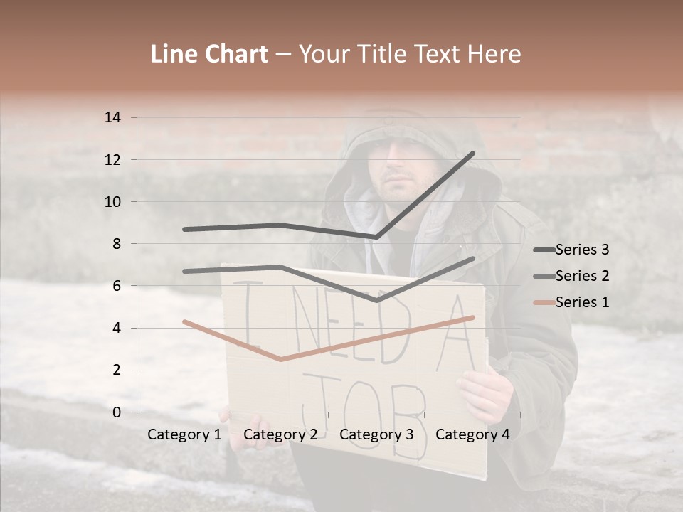 Portrait Unemployment One PowerPoint Template
