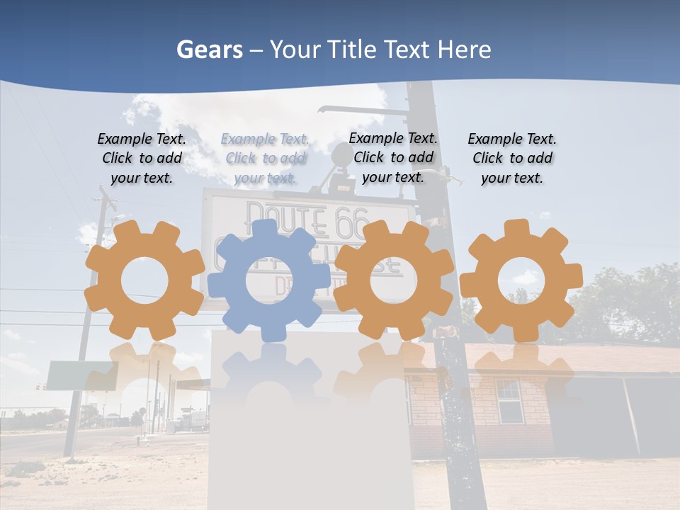 Historic Red Peeling PowerPoint Template