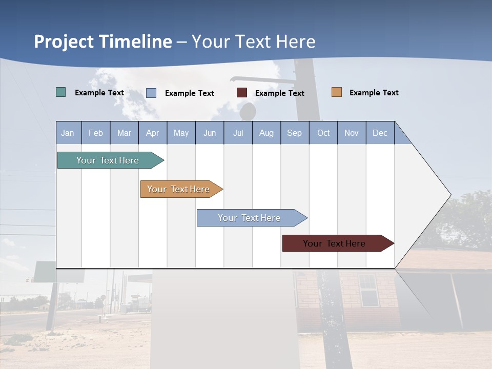 Historic Red Peeling PowerPoint Template