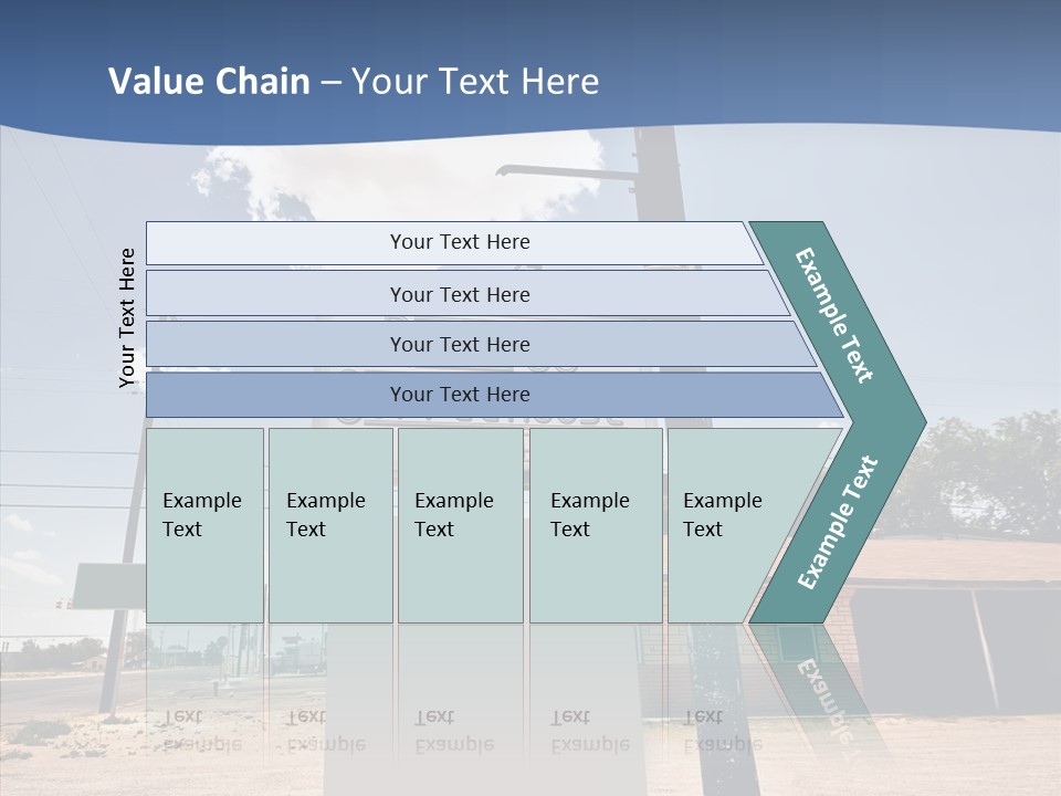 Historic Red Peeling PowerPoint Template
